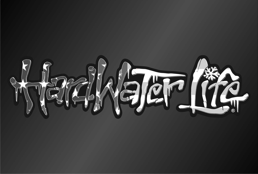 9 HardWater Life decals
